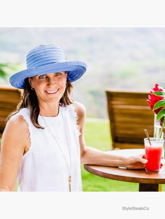 UPF 50+ Sun Hat with 4 Inch Brim, Packable & Adjustable main image 4